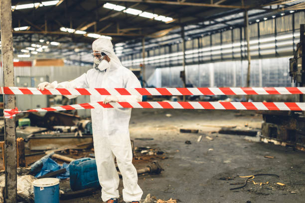 Professional Biohazard technician working in Newfields, NH